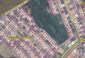 Revitalização de área verde no Parque Terras de Santa Maria será iniciada na segunda (23)