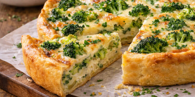 Torta fácil de brócolis