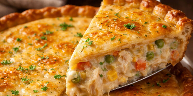 Torta cremosa de frango