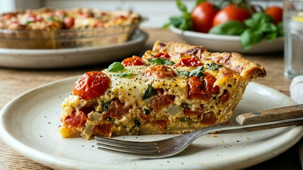 Torta de tomate de liquidificador