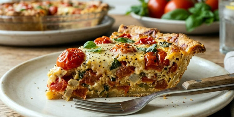 Torta de tomate de liquidificador