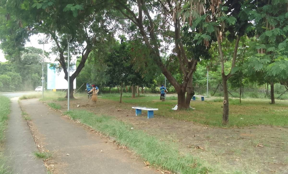 praças e parques