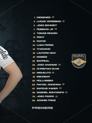 Santos poupa Neymar, Arão e Gabriel Brazão; veja relacionados