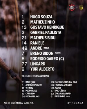 Corinthians tem entrada de Lingard no time na Libertadores contra o Peñarol; veja