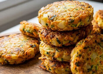 Bolinho de Batata, Cenoura e Abobrinha