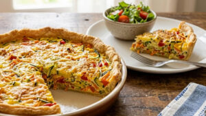 Quiche de Legumes: receita fácil, cremosa e versátil
