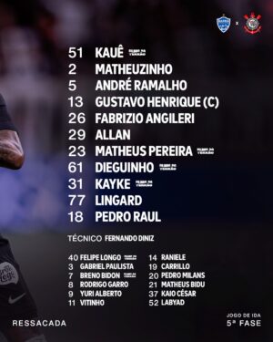 Corinthians: Diniz escala Lingard como titular e time misto