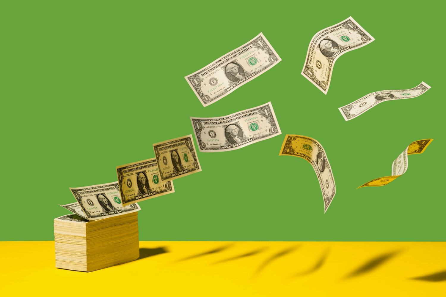 Dólar abaixo