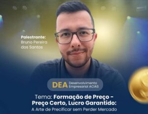 ACIAS e Sebrae promovem palestra gratuita sobre formação de preços em Sumaré
