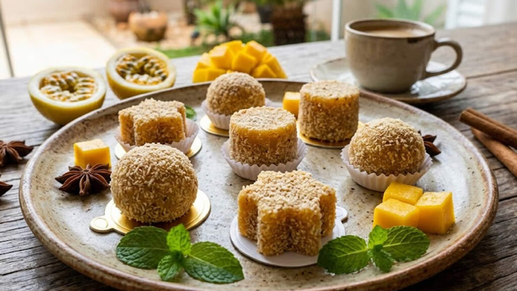 Docinhos Zero Açúcar de Maracujá com Manga