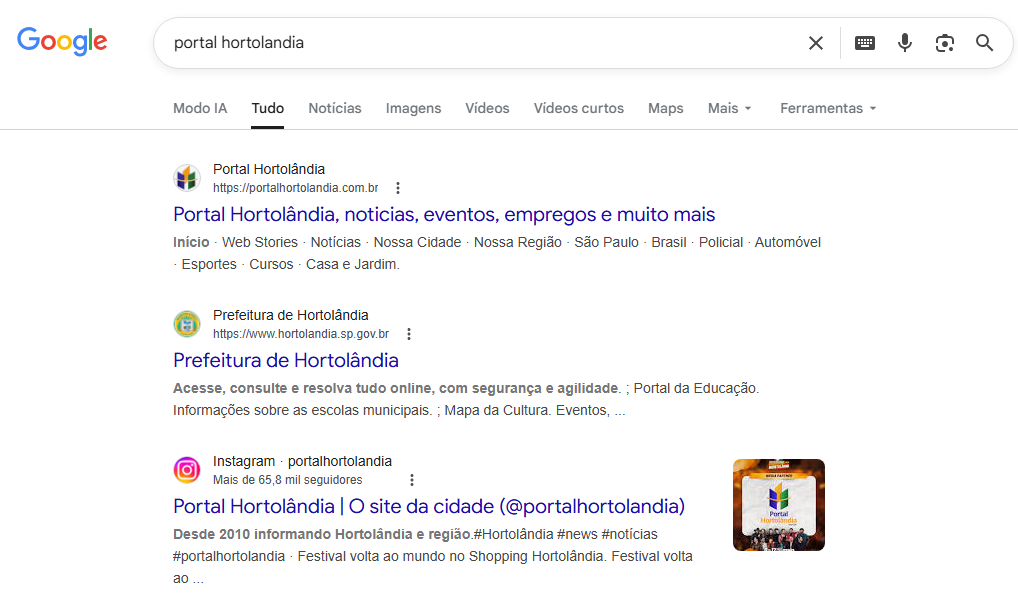 Portal Hortolândia