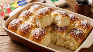 Receita de pão de leite condensado