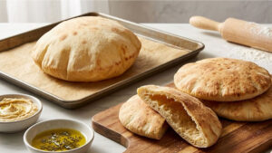 Pão Pita Caseiro: receita fácil para fazer o pão com bolso perfeito