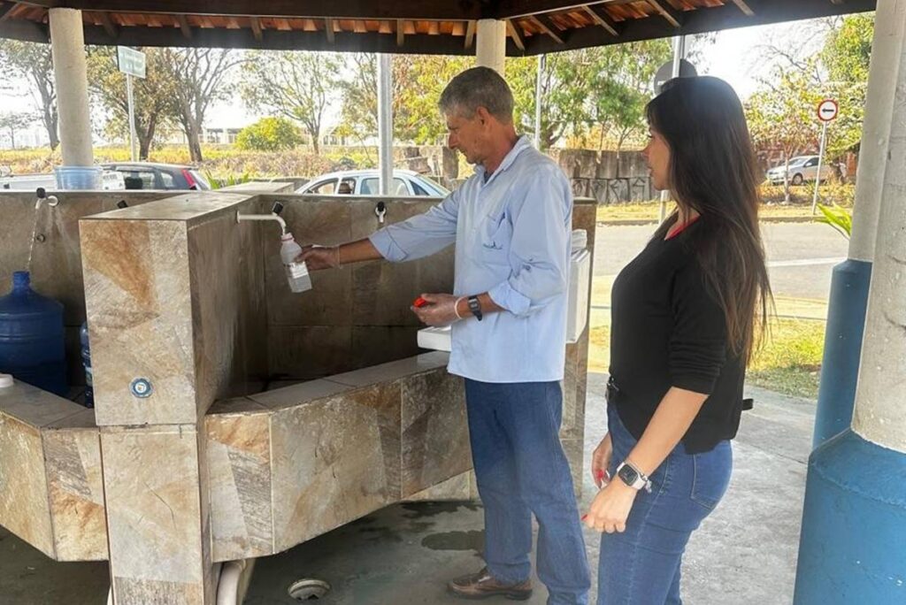 poço artesiano do Jardim Mirante