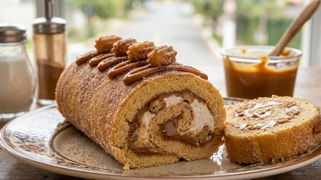 Rocambole de churros