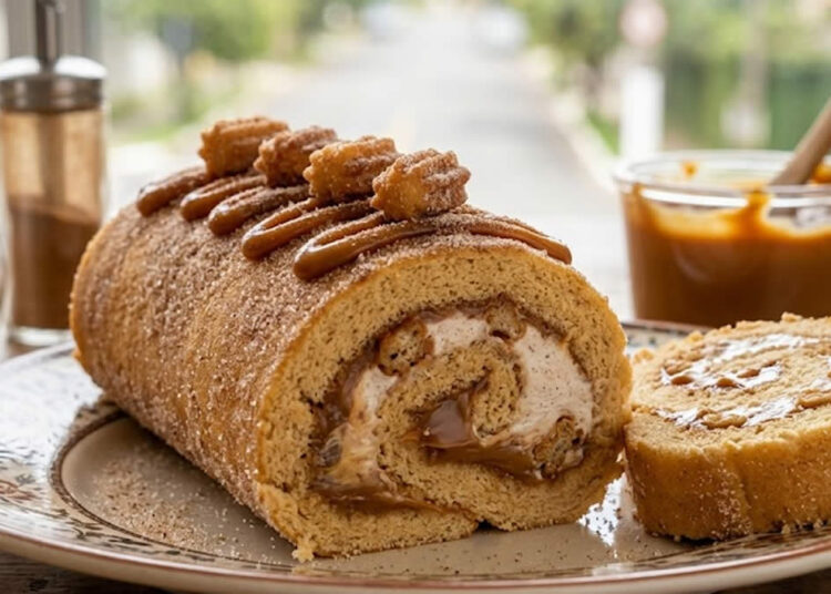 Rocambole de churros