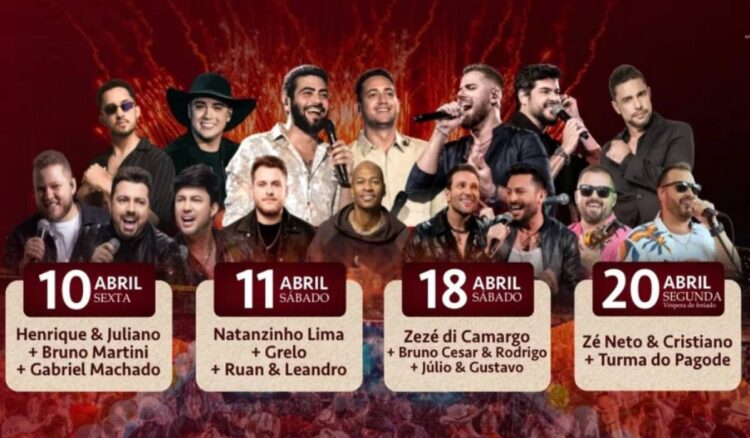 Zé Neto & Cristiano na Festa do Peão de Paulínia: adquira os ingressos
