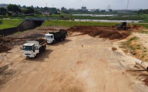 Construção da pista de skate do Parque Socioambiental Remanso das Águas é retomada após readequação do projeto