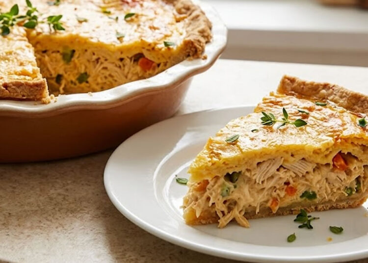 Torta de frango sem farinha