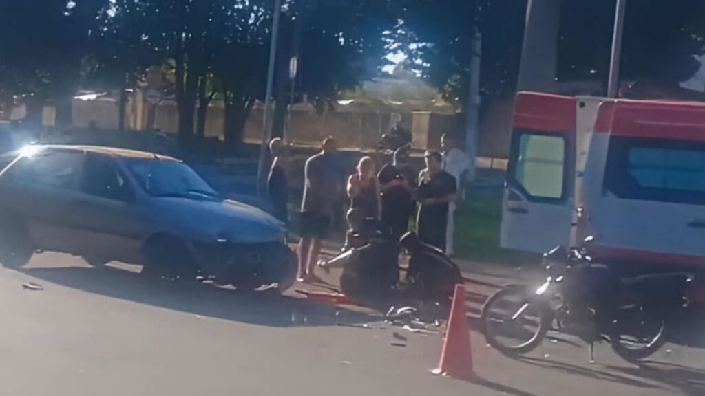 Acidente em Hortolândia deixa motociclista em estado grave