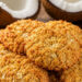 Biscoitos de coco com aveia