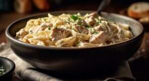 Macarrão ao molho de frango: receita cremosa e fácil