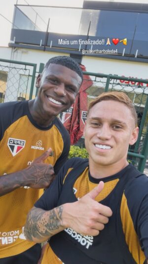 Arboleda e Maik treinam enquanto São Paulo está no Chile