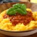 Polenta com carne