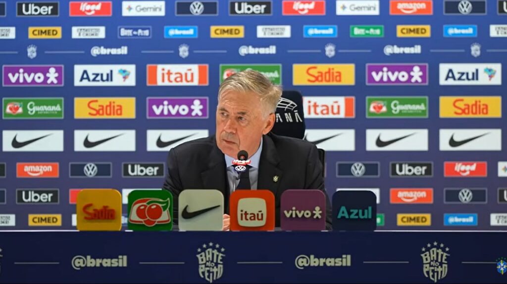 Seleção Brasileira ancelotti