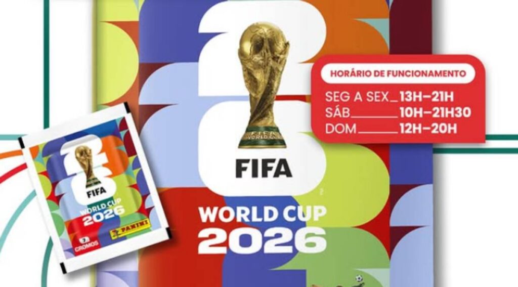 Ponto de troca de figurinhas do álbum da Copa
