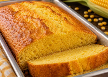 Pão de milho de liquidificador