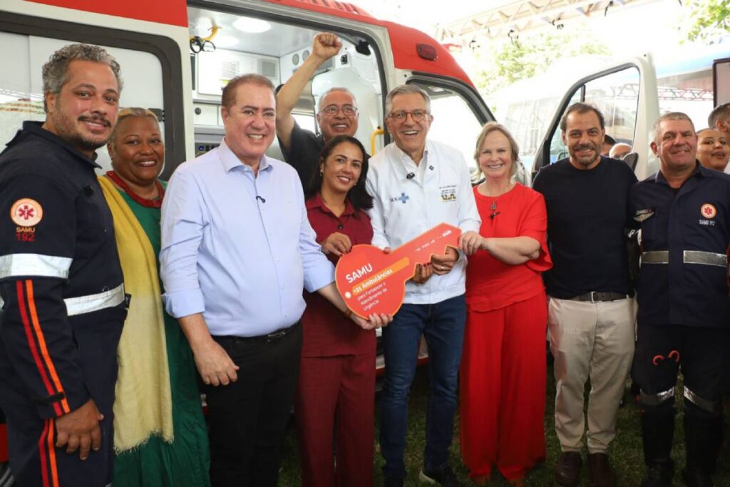 nova ambulância do SAMU