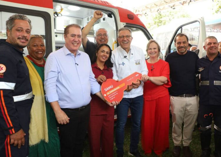 nova ambulância do SAMU