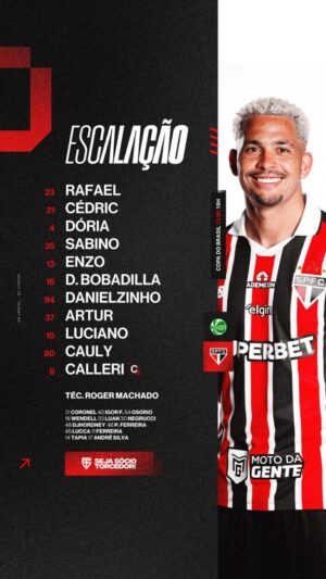 São Paulo tem retorno de Cauly para enfrentar o Juventude; veja a escalação