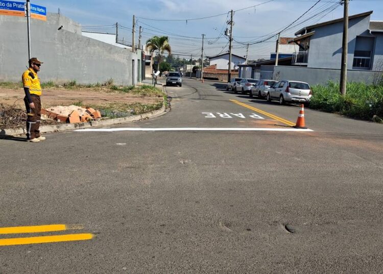 sinalização de solo