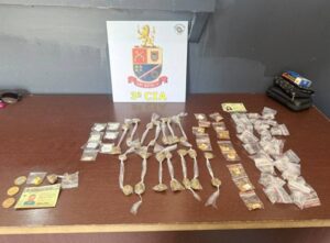 Casal é preso por tráfico de drogas no Jardim Nova Europa