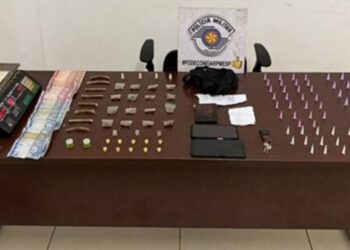 Casal é preso por tráfico de drogas próximo a escola estadual em Sumaré