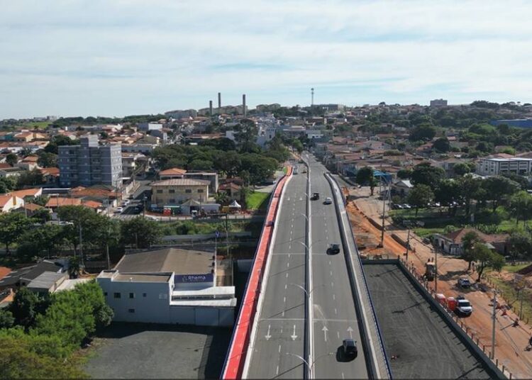 Nova via sob o Viaduto da Vila Real será liberada na terça (19)