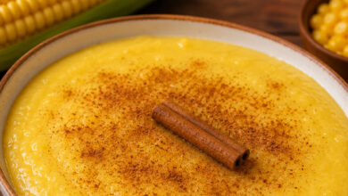 Curau Cremoso de Milho Verde