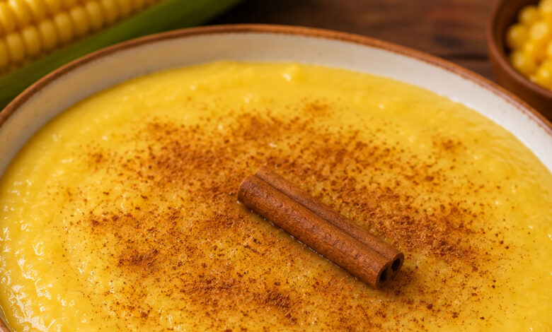 Curau Cremoso de Milho Verde
