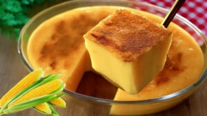 Curau de Milho Verde Tradicional ideal para festas juninas