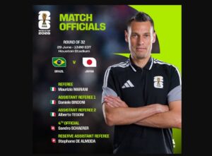 Brasil x Japão: FIFA escolhe arbitragem italiana