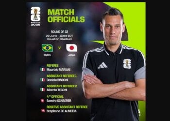 Brasil x Japão: FIFA escolhe arbitragem italiana