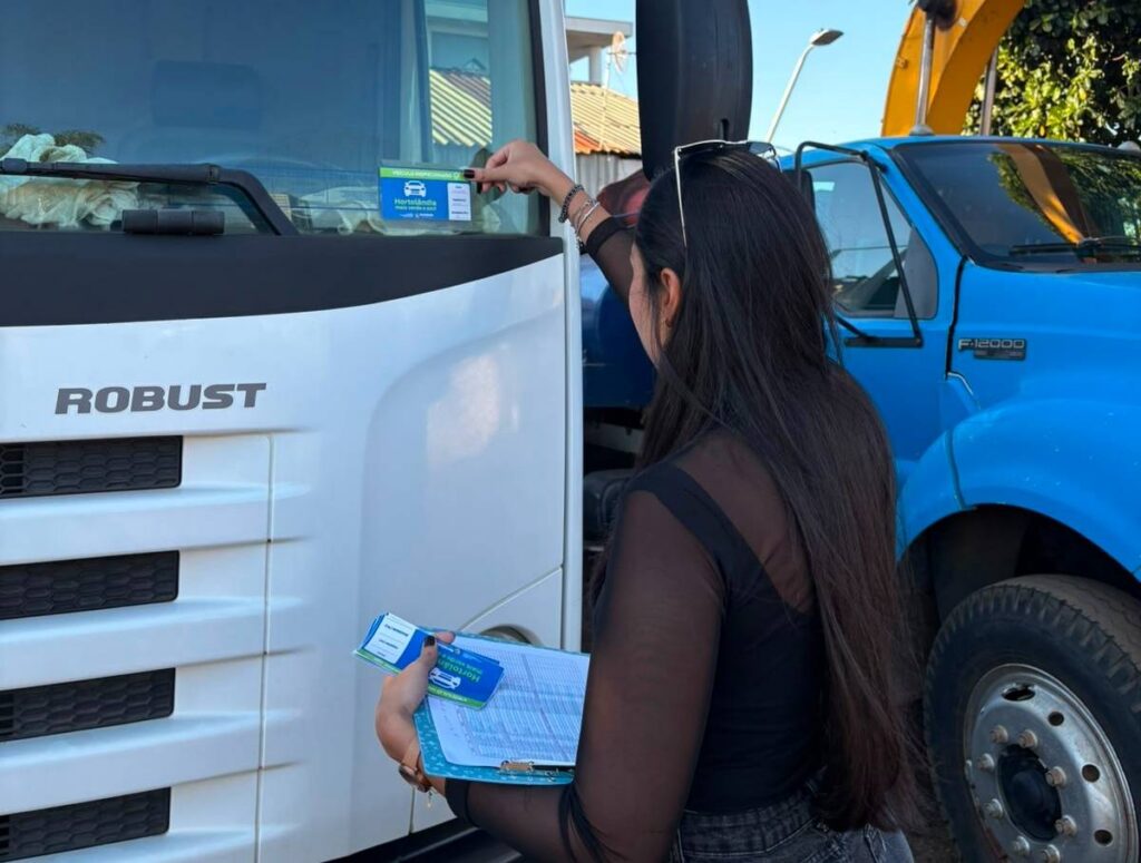 frota de veículos a diesel