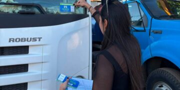 frota de veículos a diesel