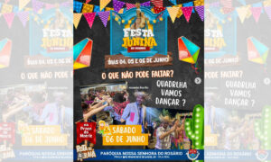 Festa Junina do Rosário terá quadrilha, comidas típicas e atrações para toda a família