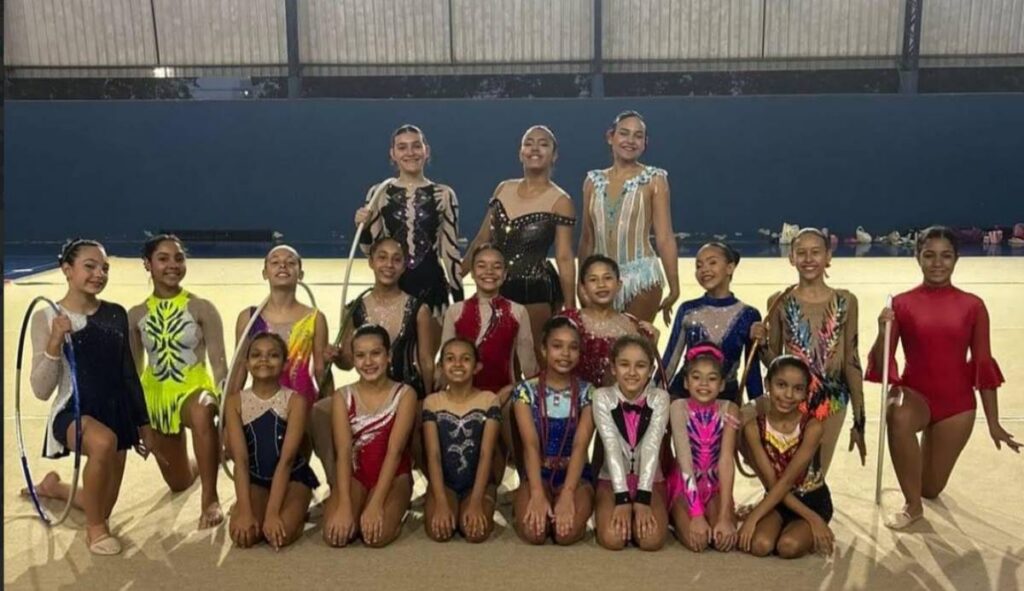 competição de ginástica rítmica