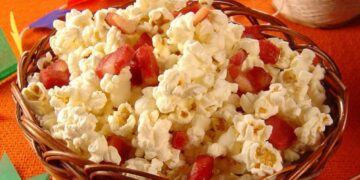 Pipoca com Bacon