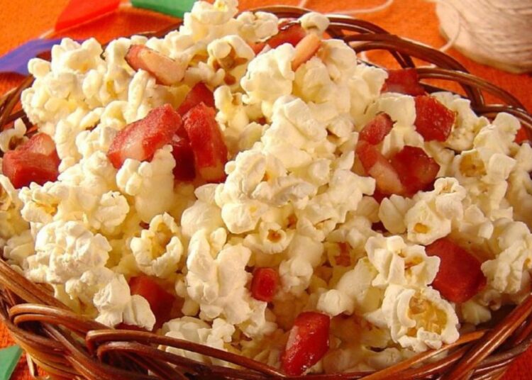 Pipoca com Bacon