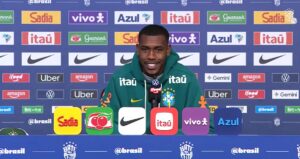 Rayan mira primeiro gol e vê Brasil chegando para ganhar do Japão